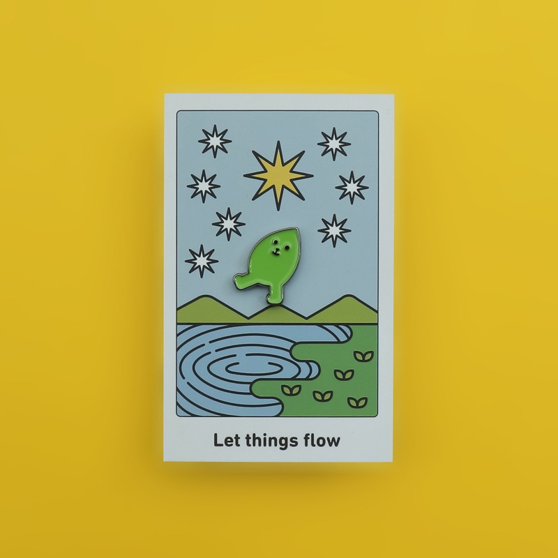 풀리피 뱃지_Let things flow
